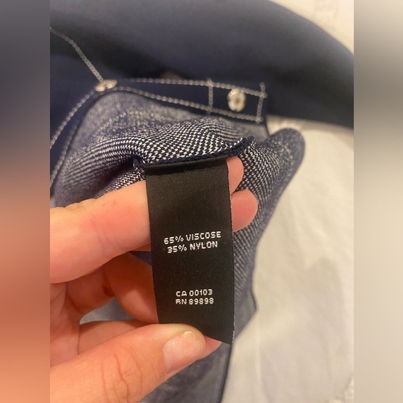 Parkhurst Contrast Stitching Cardigan Size Medium - Picture 4 of 8